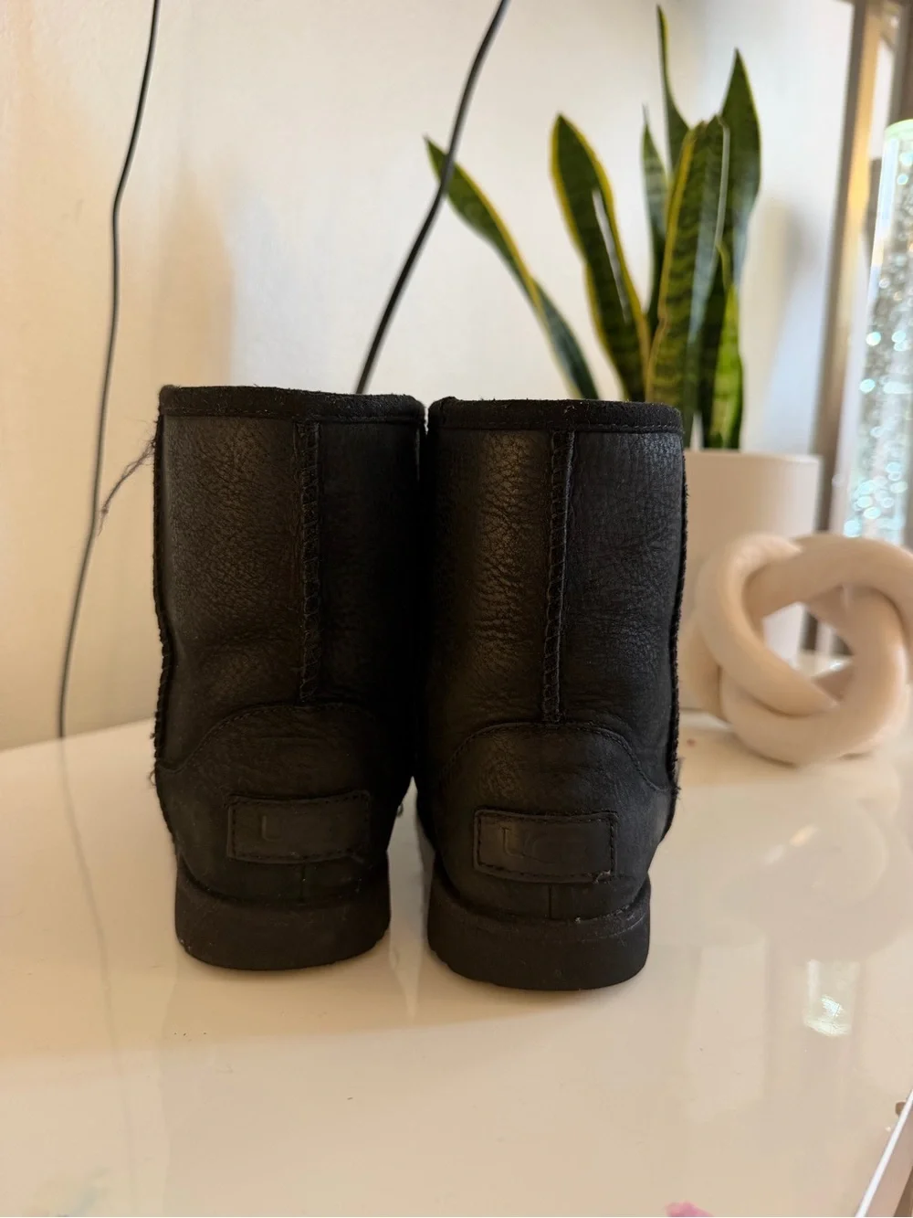 UGG Kids Black Short Boot